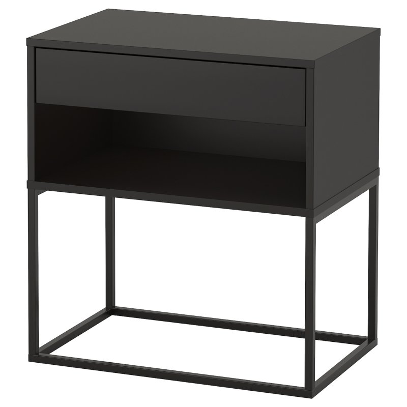 Прикроватная тумба Upton end Table Mirror & Metal