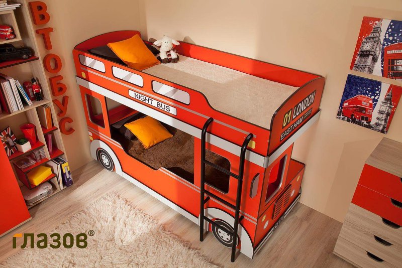Кровать двухъярусная London Bus