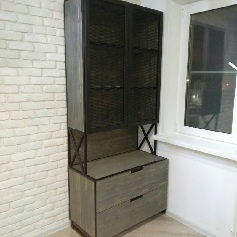 Сервант в стиле лофт