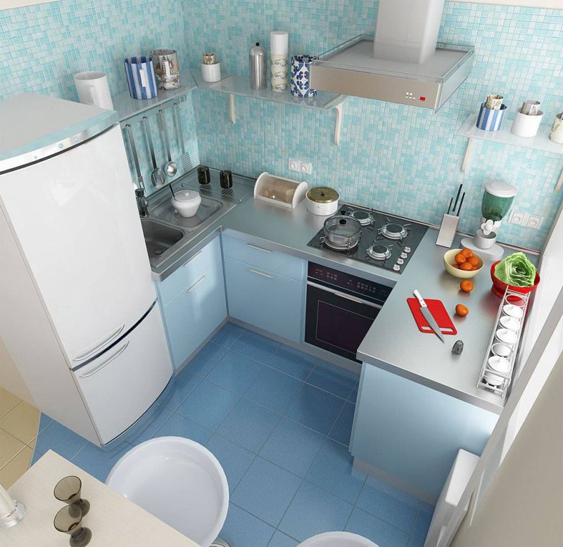Планировка маленькой кухни 7м2