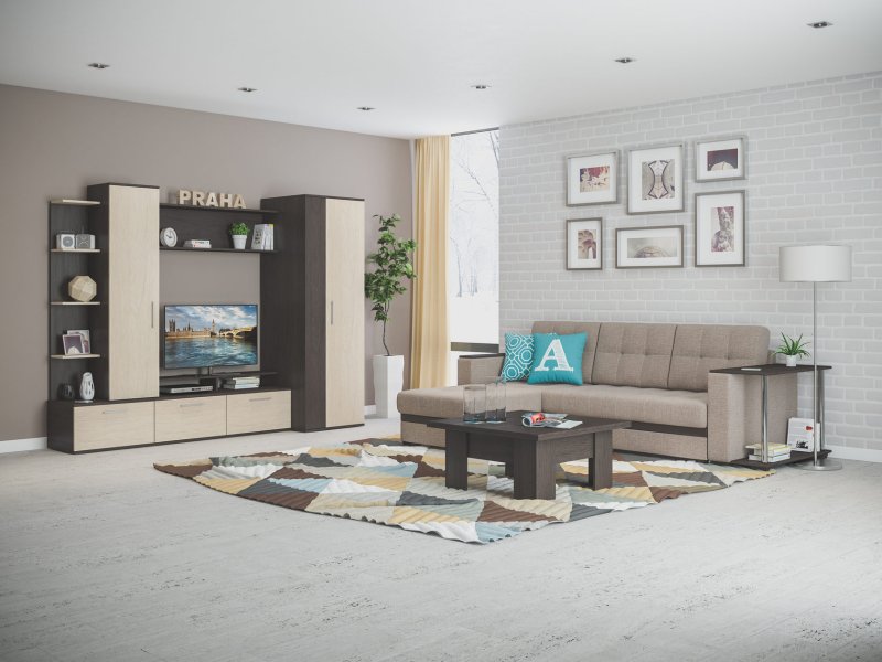 Стенка Прага 240x60x186h