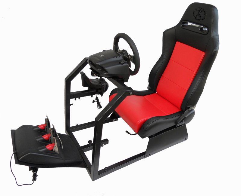 Гоночное игровое кресло автосимулятор Logitech g27