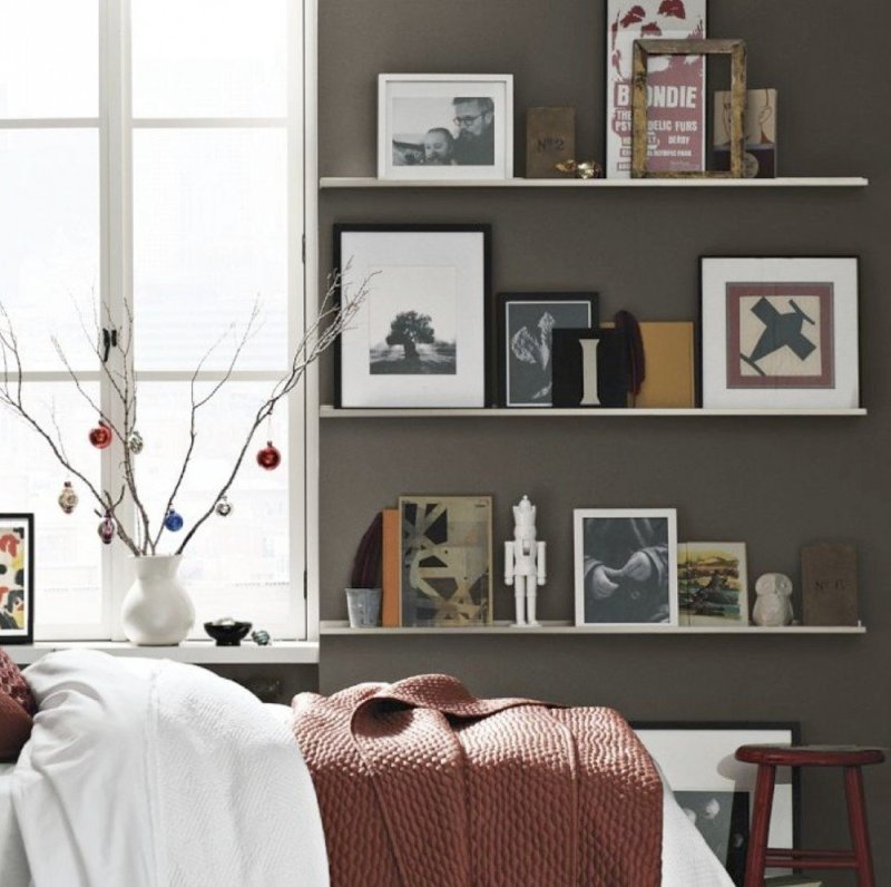 Mosslanda ikea в интерьере спальни