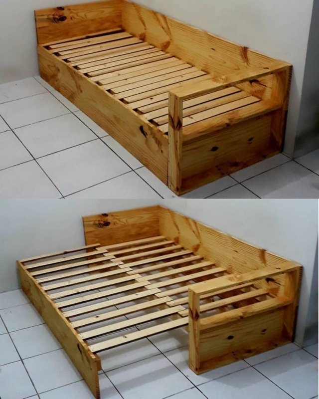Чертеж деревянного дивана