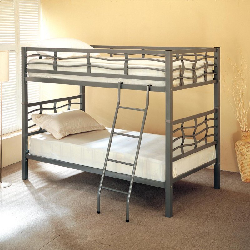 Двухъярусная кровать Twin/ Full (cm-bk588wh)
