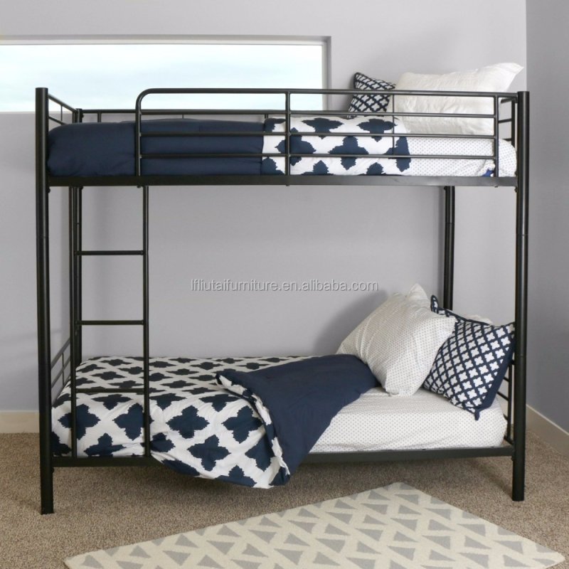 Двухъярусная кровать Gunmetal Full/Full Bunk Bed