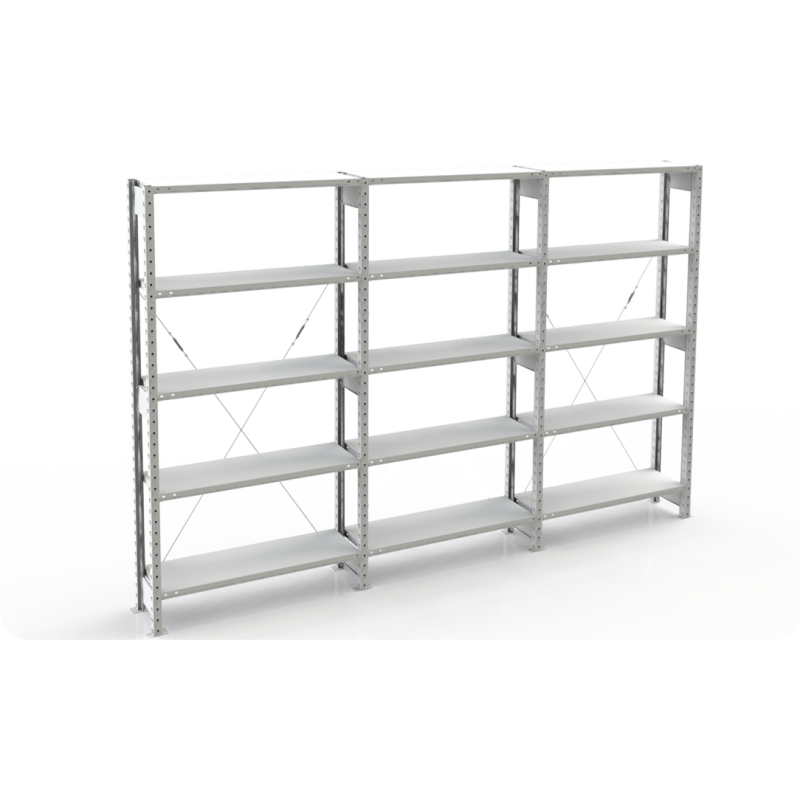 Металлический стеллаж prostor sta 1500х400х2000