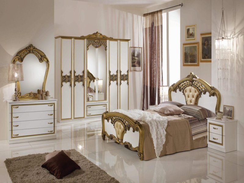 Спальня Barocco Black Gold