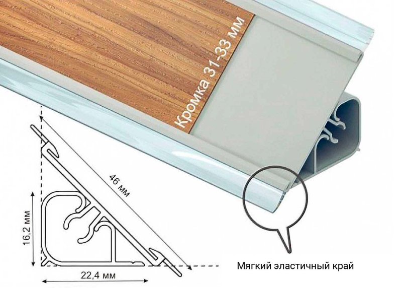 Плинтус 3 м (контур)