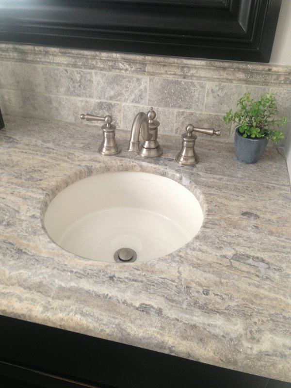 Granite Stone Travertine Silver ступень