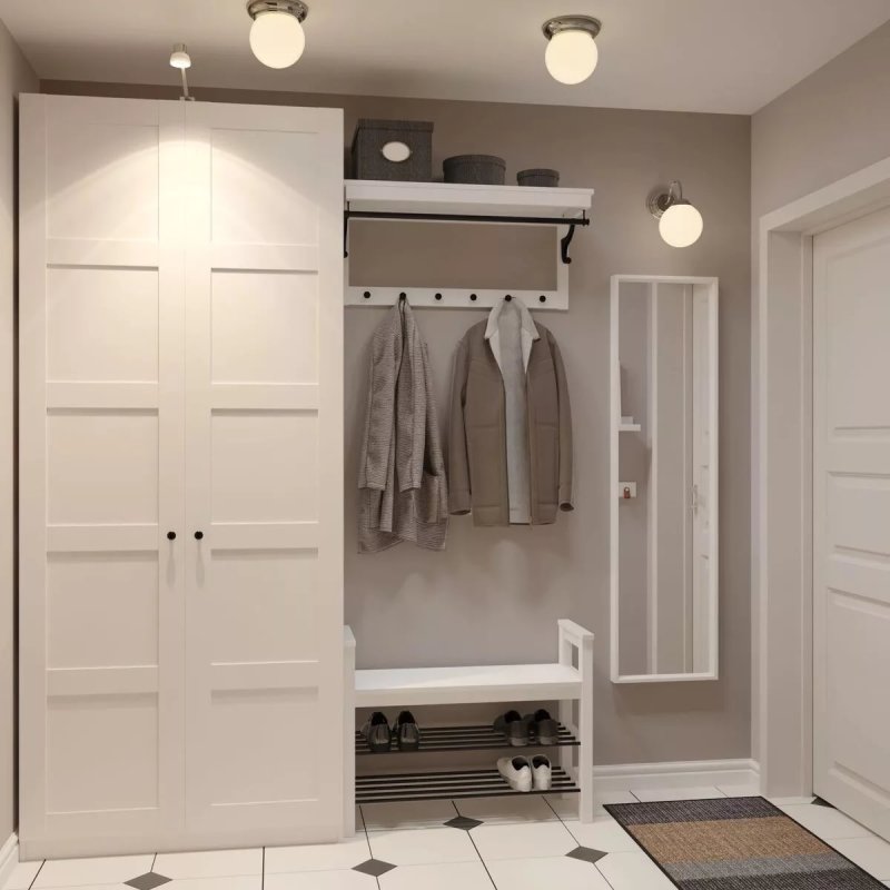 Ikea интерьеры прихожей