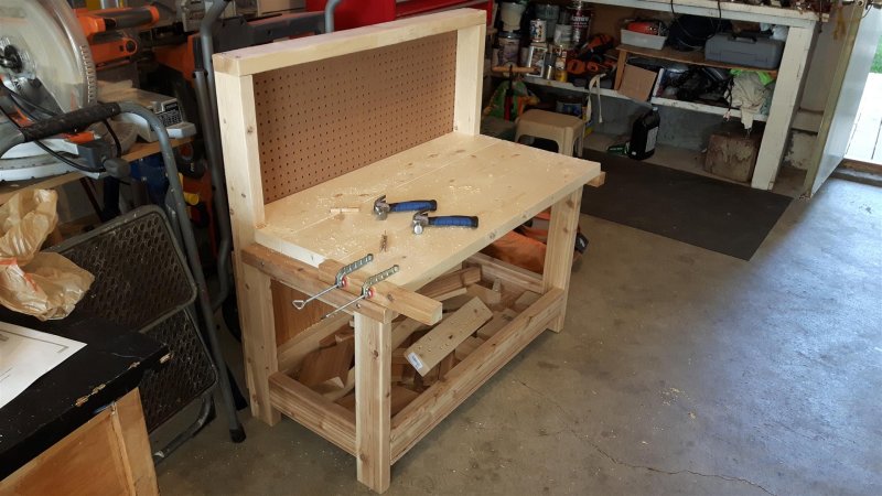 Блочный верстак woodworker