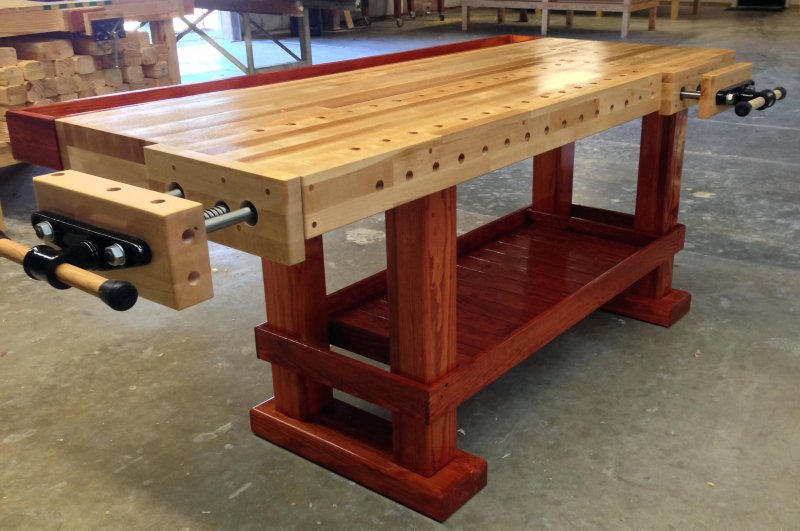 Блочный верстак woodworker