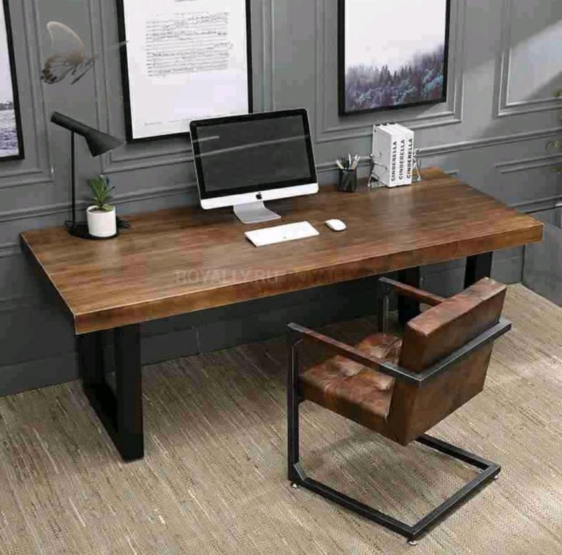Письменный офисный стол в стиле Loft (Office Table - 106)