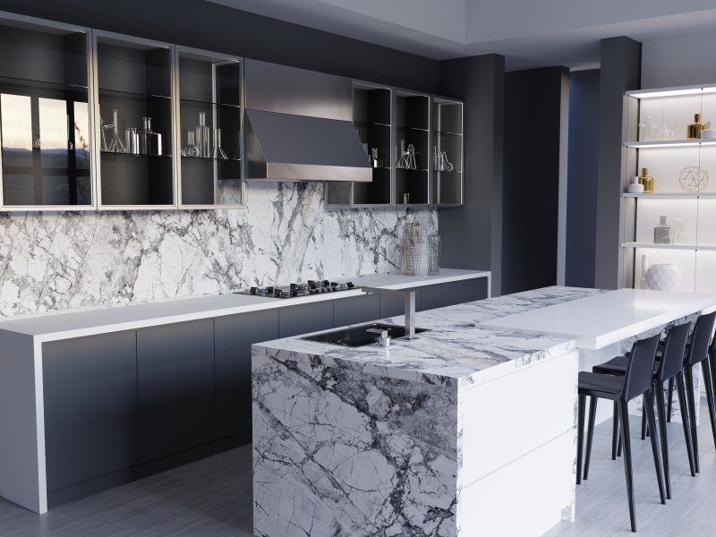 Столешница 8055/SL Brazilian Marble