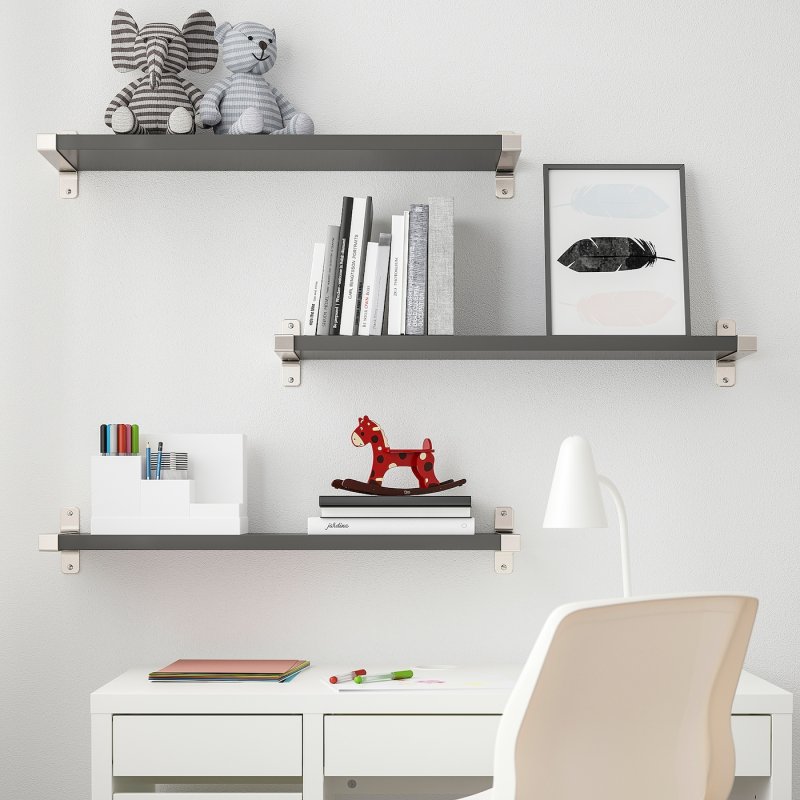 Полка навесная зигзаг ikea