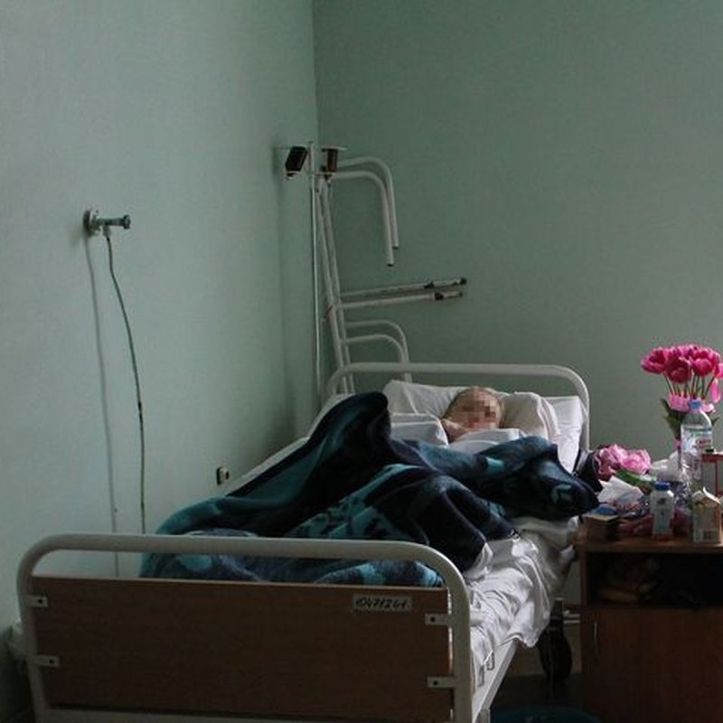 Снимок в больничной палате