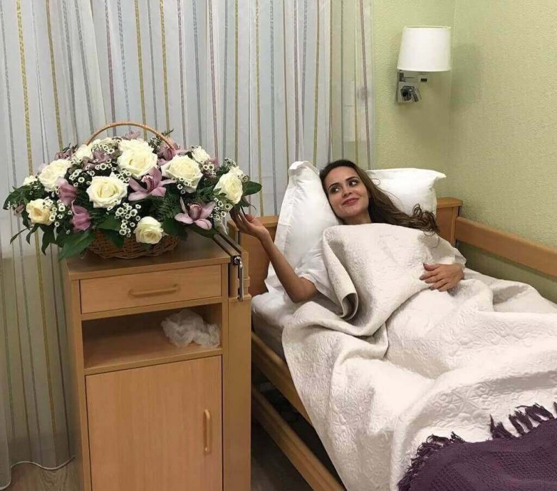 Анна Калашникова в больнице