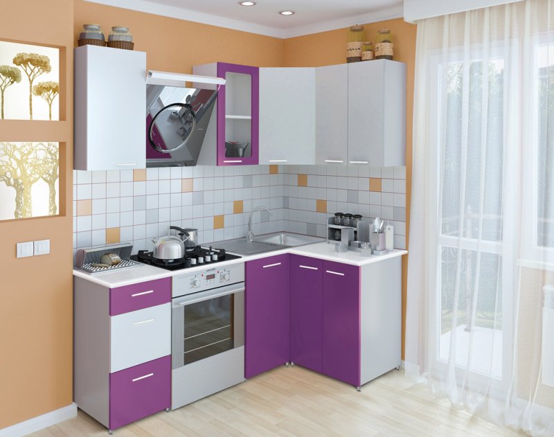 Кухня длиной 260 см