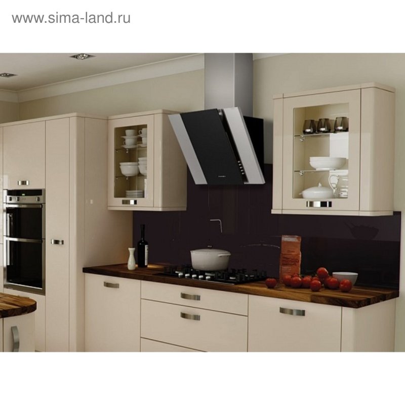 Вытяжка Krona Kirsa 600 Black/Black Glass