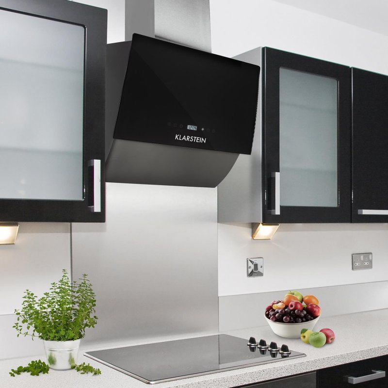 Каминная вытяжка Maunfeld Cascada Quart 90 черный