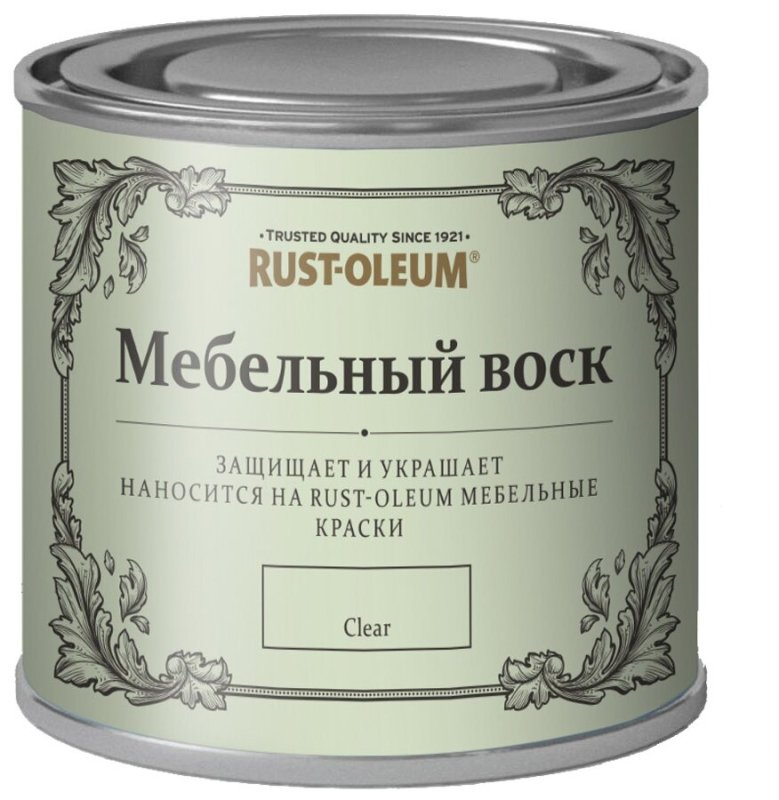 Воск мебельный мягкий, стальная вата/шпатель, 5 цветов