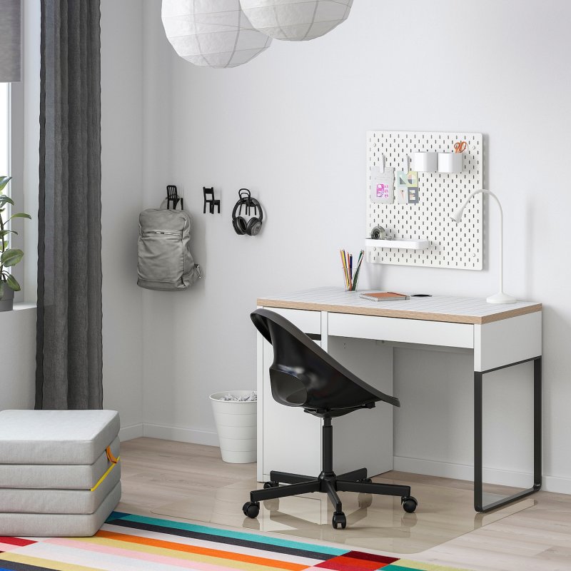 Стол Micke ikea белый