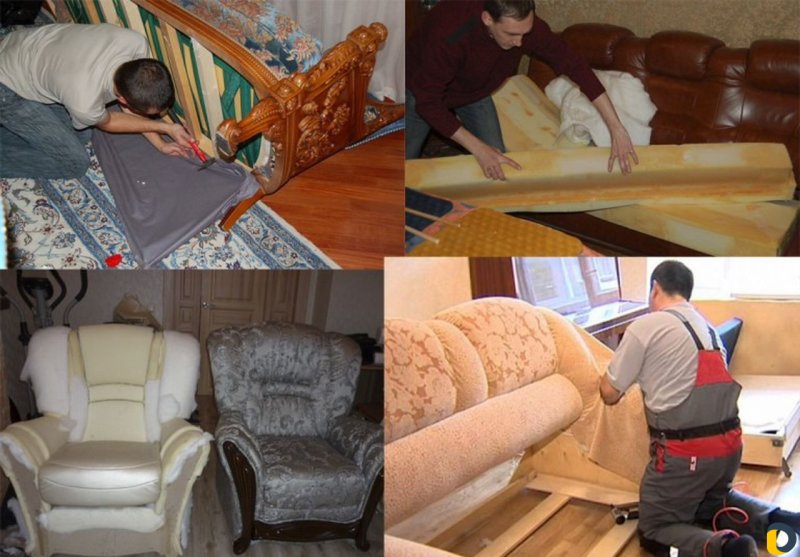 Перетянуть старый диван