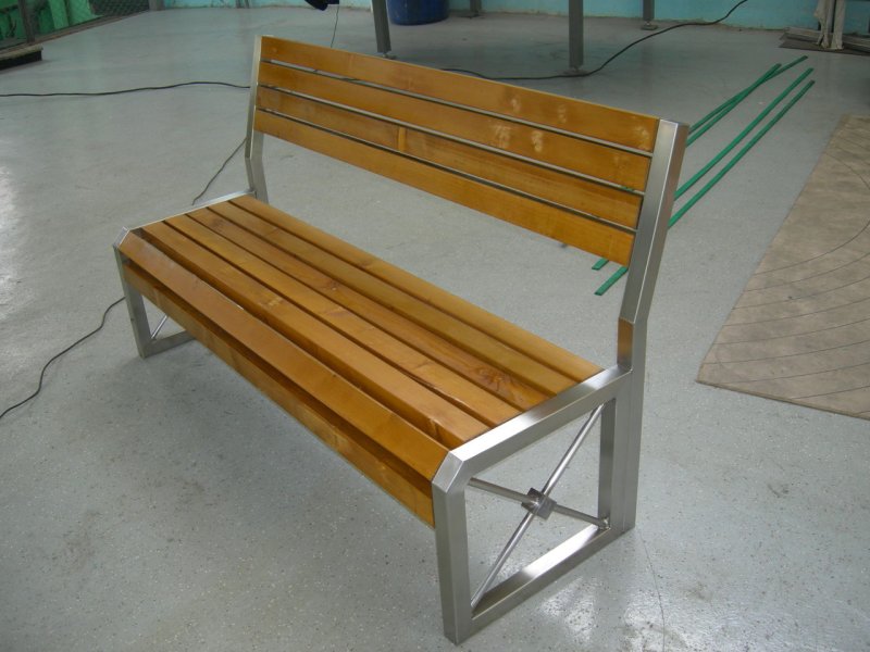 Скамья уличная Парковая арт.с759 1500х530х435(h) мм