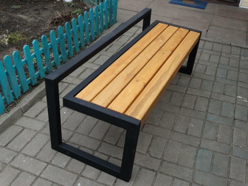 Лавочки садовые из металла
