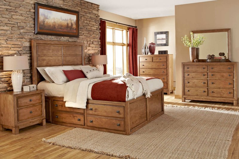 Rustic Wood Decor спальня
