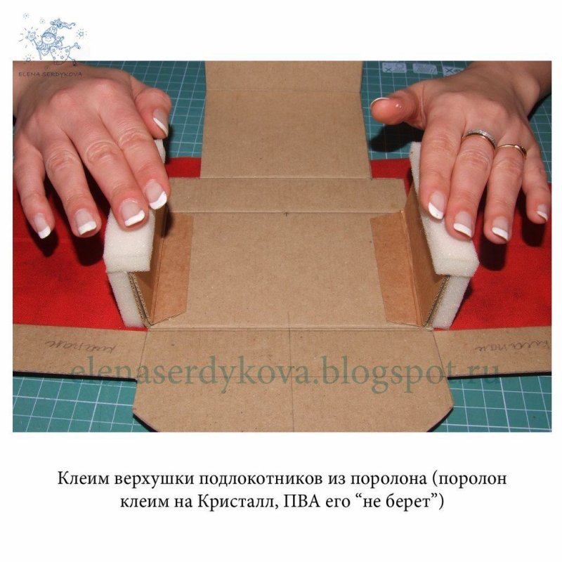 Мебель для Барби из картона