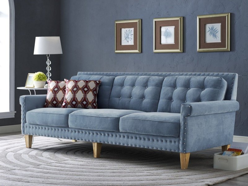 Диван Льери Barhat Blue