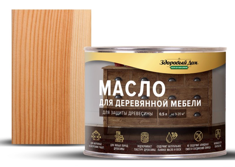 Масло для садовой мебели Akvateks