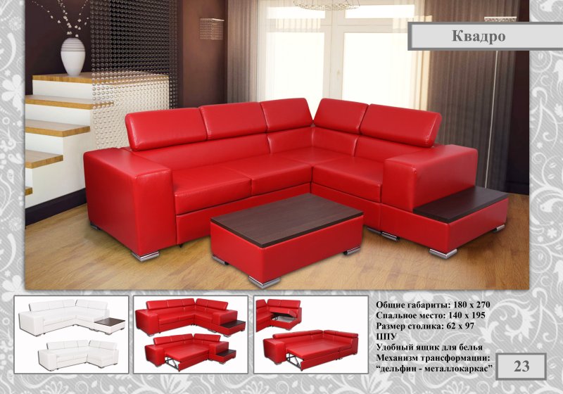 Классификация диванов