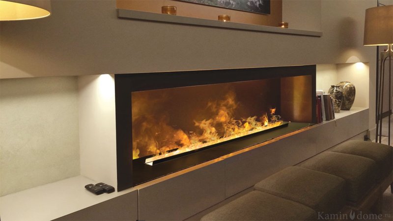 Электрический камин Гленрич Genius 240 Black Glass