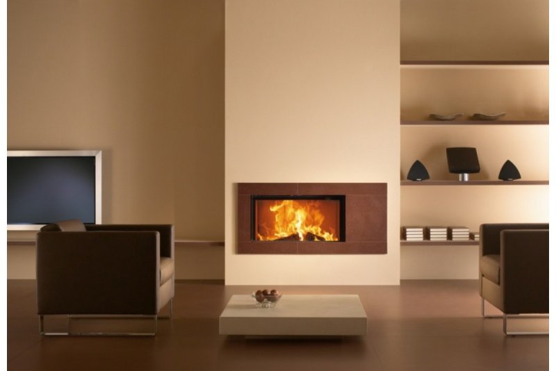 Камин Glenrich Genius 100 Black Glass