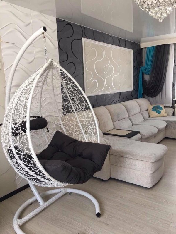 Кресло подвесное Lunar White