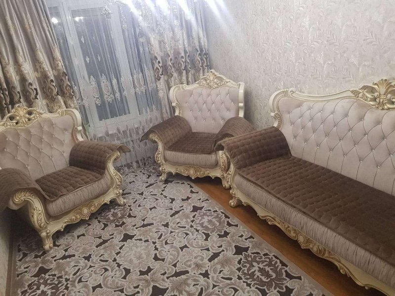 Накидка дивандек на диван 90/210 печеньки
