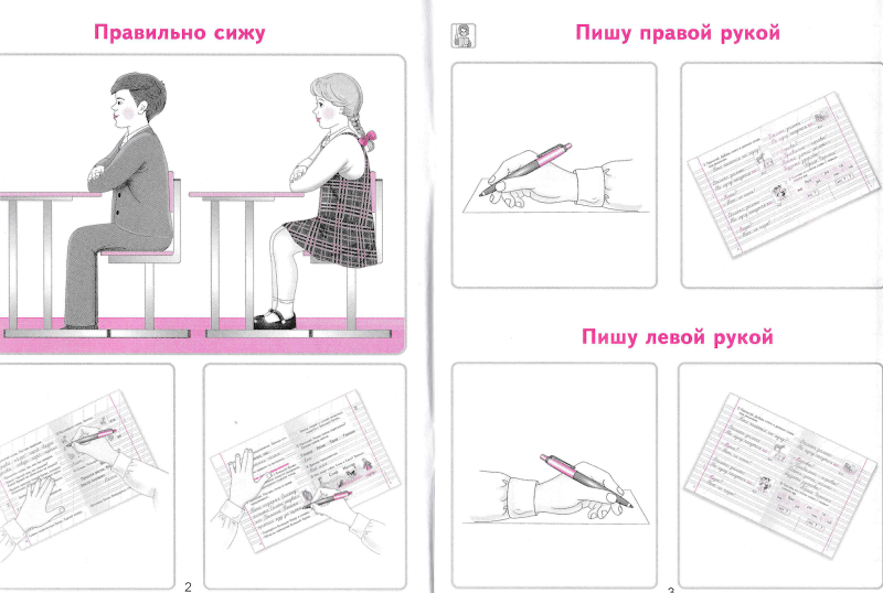 Ученик сидит за партой
