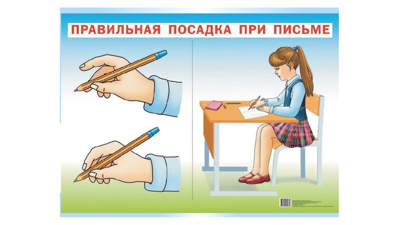Сиди правильно. Плакат