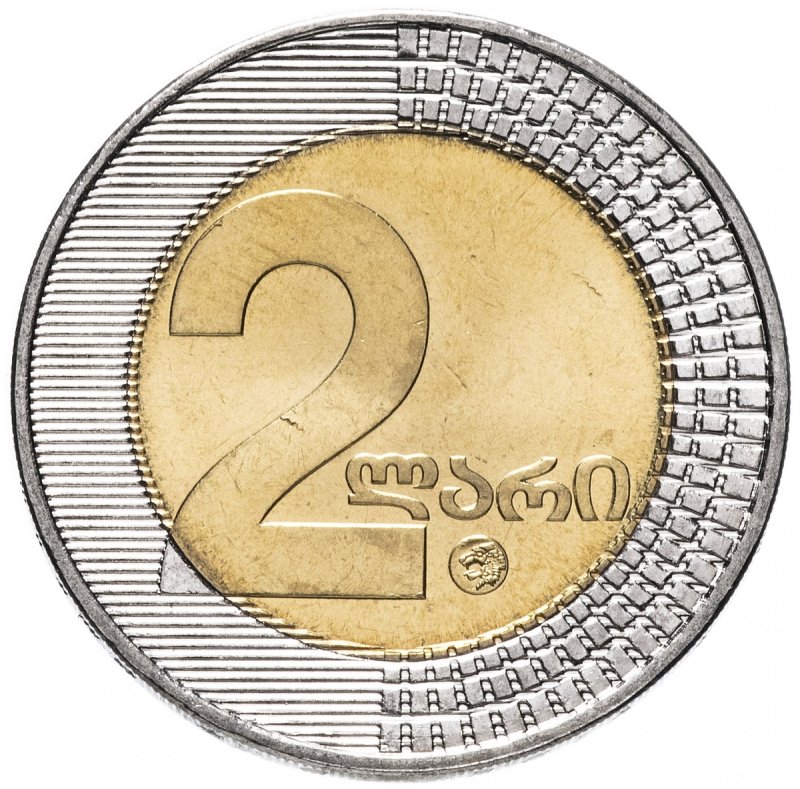Монеты Грузии:2 лари 2006 г.