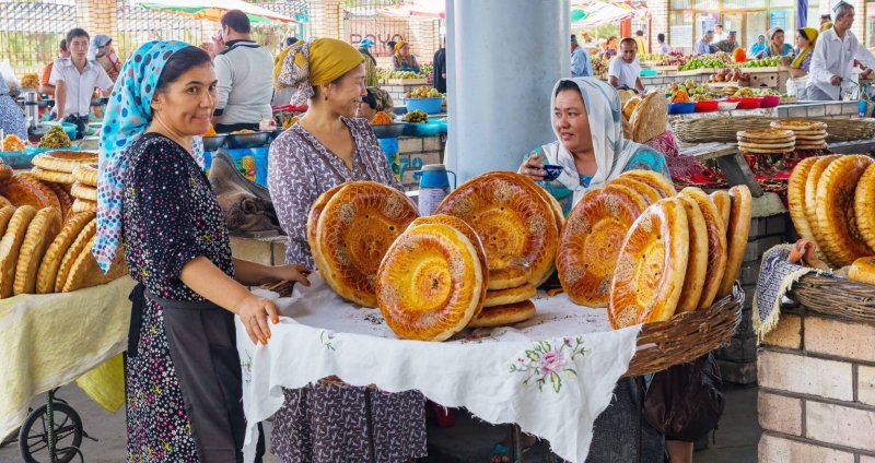 Рынок Фергана Узбекистан