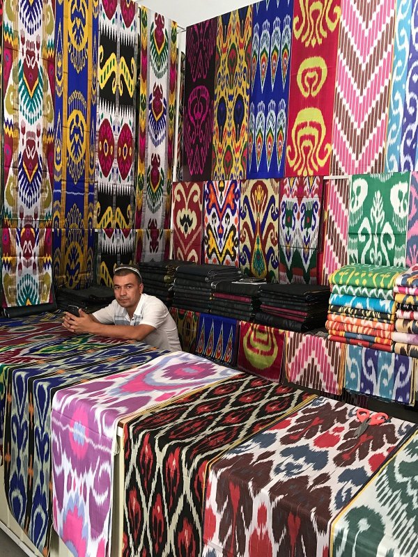 Хан атлас адрас Маргилан