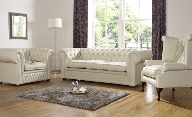 Диван и кресло Chesterfield