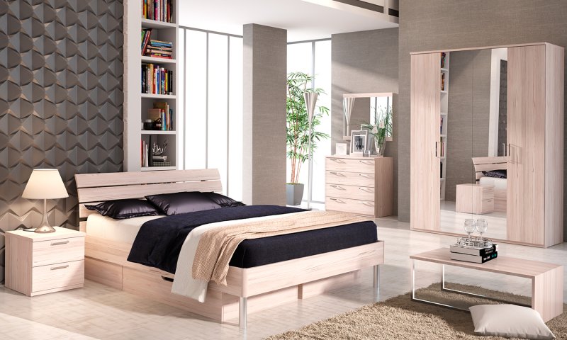 Кровать Шатура Rimini Mokko