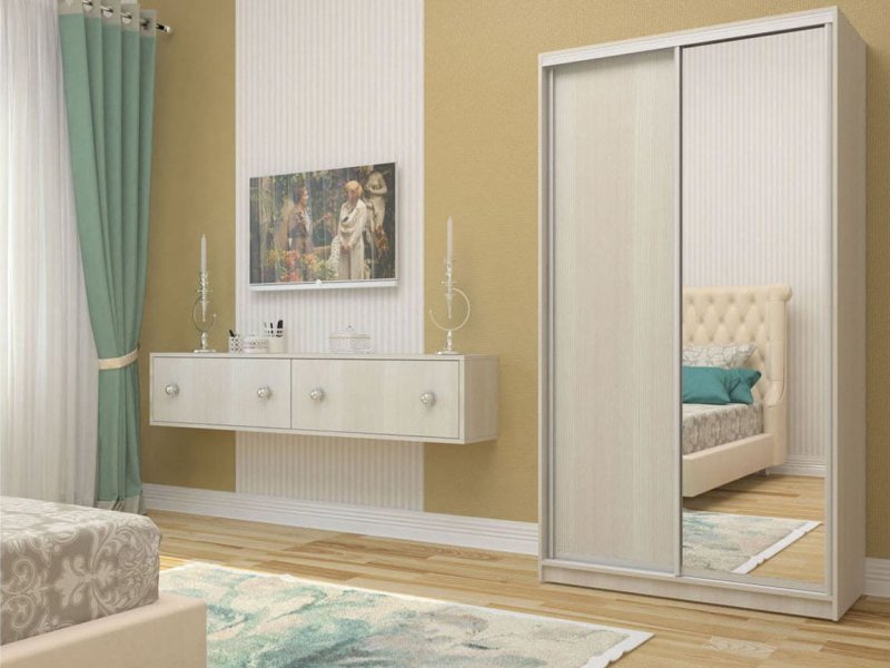 Шкаф-купе "Ксения" 1400 м6 бодега
