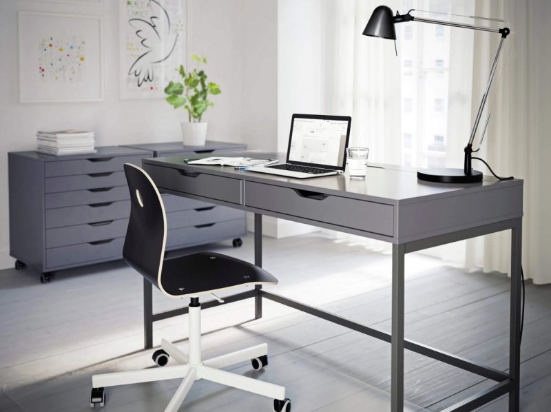 Стол компьютерный Homeoffice (белый, 1200х550х964 мм)