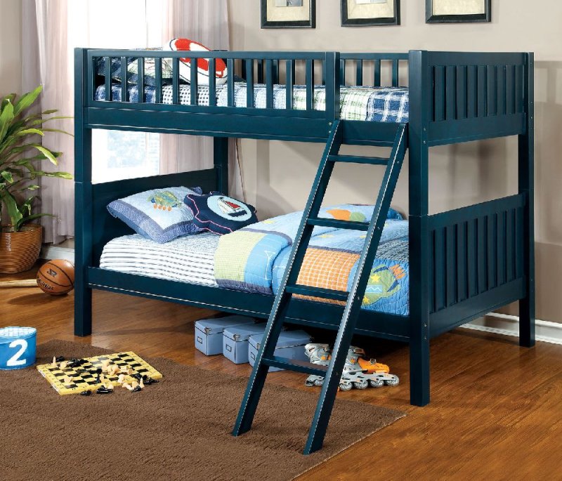 Двухъярусная кровать Twin/ Full (cm-bk588wh)