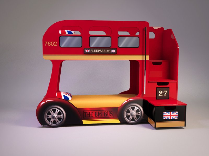 Кровать 2 ярусная London Bus